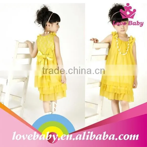 Trendy Baby Dress/Sleeveless Striped Flower Dress/baby Dress Cutting LBE4092300 photo-3