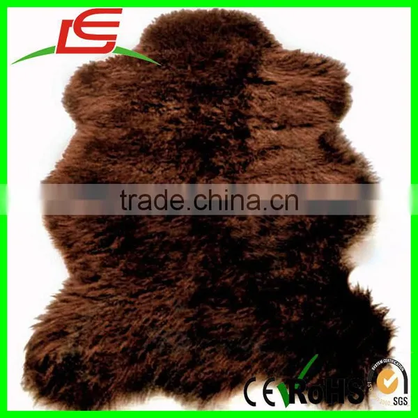Faux Fur Bear Skin Accent Rug Plush Shag Carpet photo-3