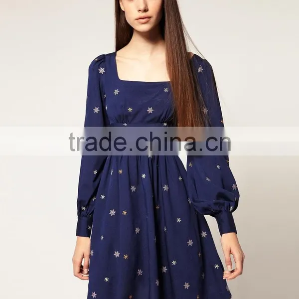 Beautiful Printed Casual Women Dress Short Summer Dress Girls Beach Dress Chiffon Printed Dress Floral Dress Cotton Belt Skirts photo-3