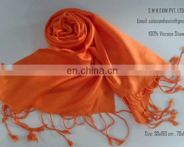Viscose Pashmina Shawls in Solid Colours 2017 photo-2