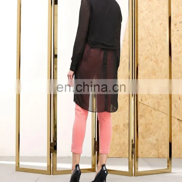 Latest Fashion Lady Chiffon Blouse photo-3