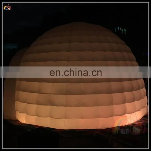 Best Selling China Manufacturer Inflatable Light Dome Photo Booth LED Colors Changing Igloo Tent For Photo Taking photo-2