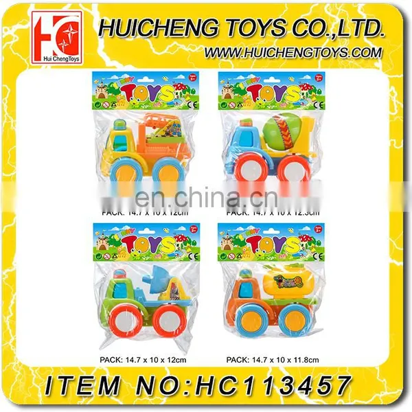 Lovely Cute Inertia Car Series Safety PP Material Small Friction Truck Toy EN71, 7P photo-3