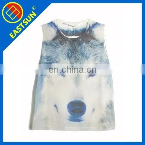 2015 High Quality Cheap Designer Animal Picture Vest photo-2