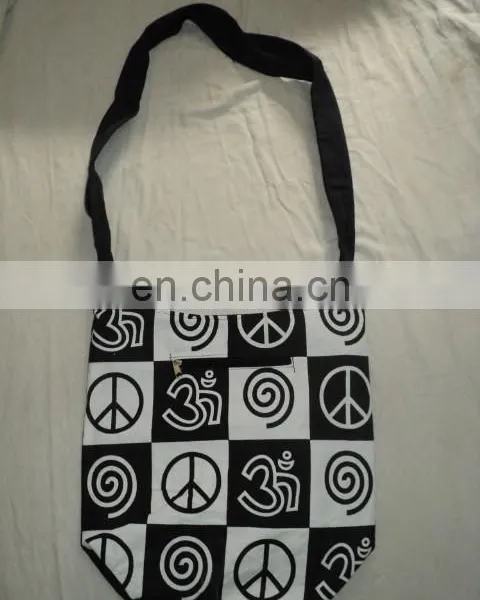 COTTON PATCHWORK PRINTED BAGS OM photo-6
