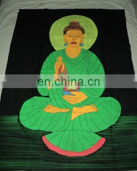 Hand Painted FLORECENT INDIAN GODS PRINTED WALL HANGINGS photo-2