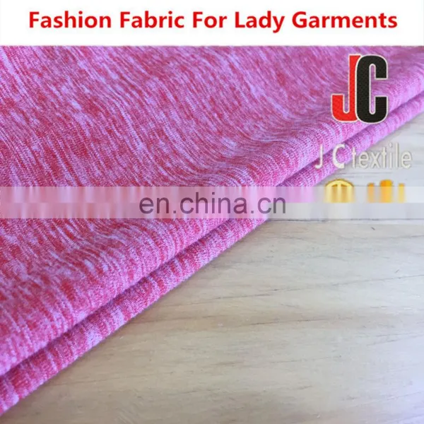 JC-K671141 China Supply Polyester Loose Gauze Jacquard Hacci Knit Fabric for Spring Wear photo-5