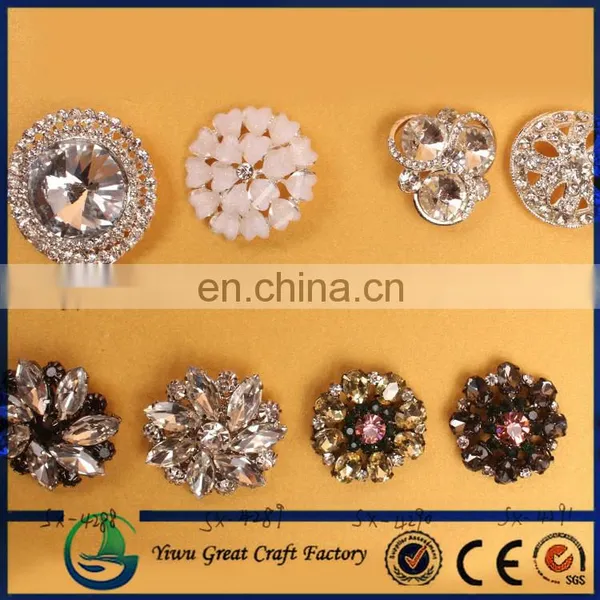Crystal Rhinestone Button Manufacture in YIWU photo-2