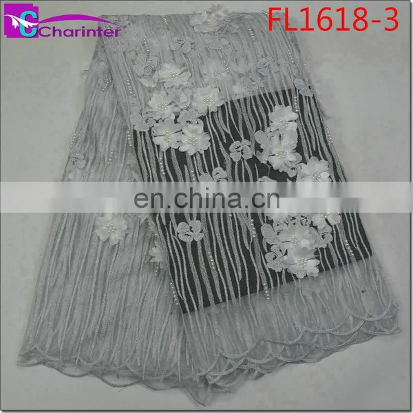 High Quality Women Dress African Lace Fabrics FL1618 photo-4