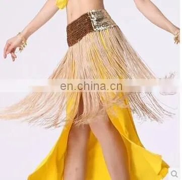 Shiny Sequins Egypt Belly Dance Fringe Hip Scarf Y-2042# photo-4