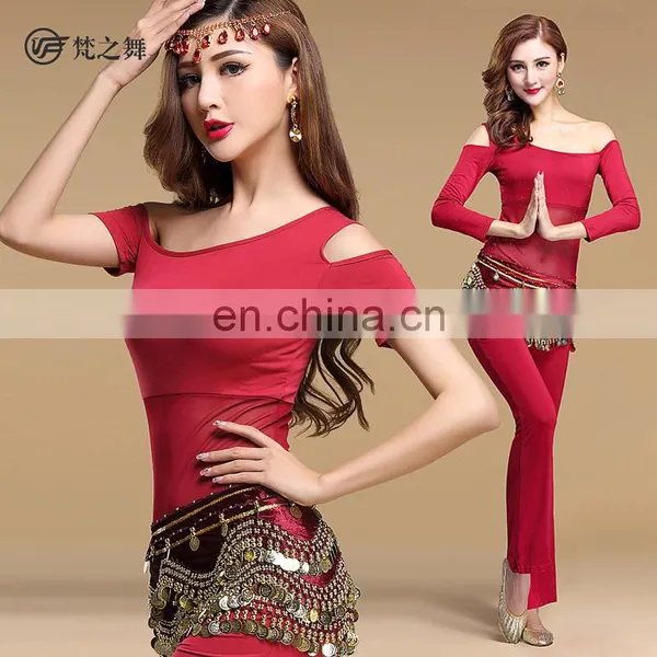 T-5123 High Modal Comfortable Fabric Adult Short Sleeve Bellydance Wear photo-6