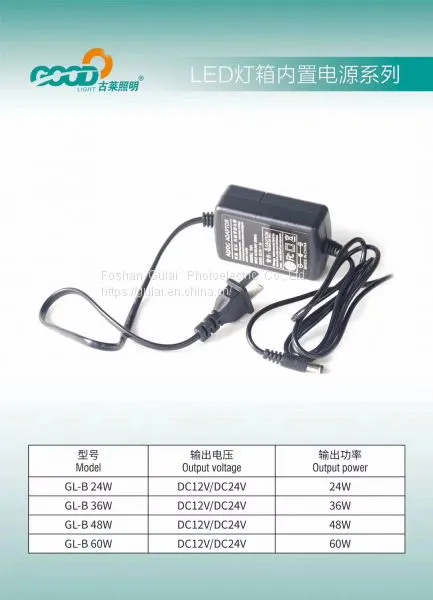12V 5A 60W SLIM POWER SUPPLY ADAPTER -MEAN WELL photo-3