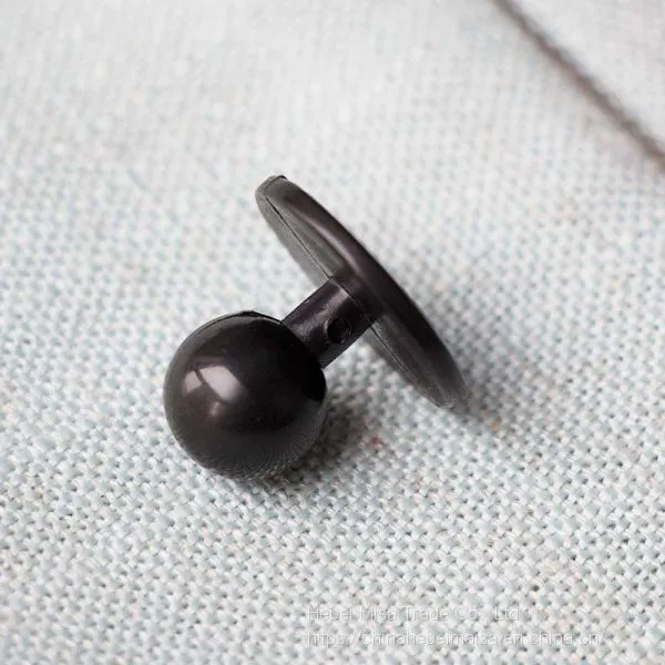 Plastic Black and White Buttons Restaurant Uniforms Chef Jacket Uniform Suit Buttons photo-4