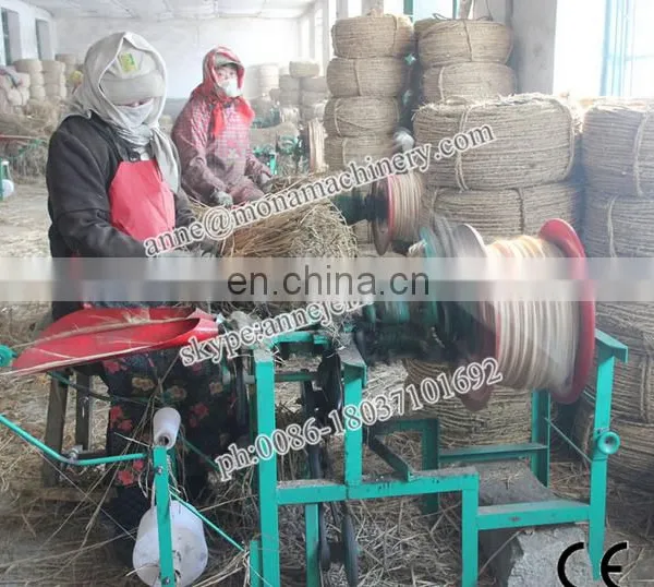 Manual Grass Rice Wheat Straw Rope Knitting Twisting Making Machine photo-6