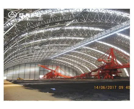 Long Span Space Frame Steel Structural Coal Storage
