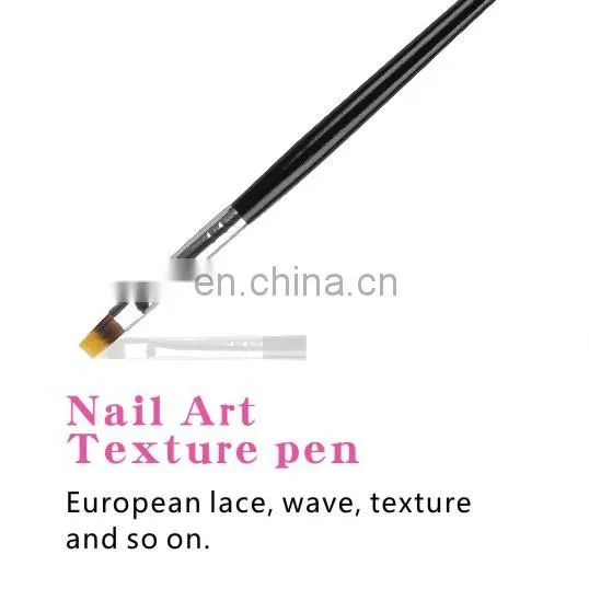 Queen Shining Beauty Nail Pen 3D Texture Nail Gel Polish Pen Nail Art Tool photo-3