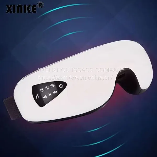 Wireless Air Pressure Vibration Digital Eye Massager Vibration Magnetic Acupuncture Therapy Relief Heat Compress Eye Mask photo-2