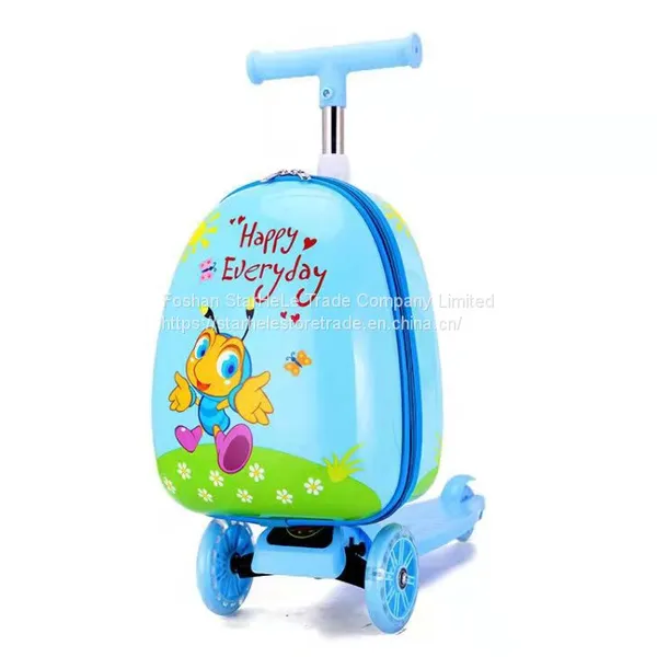 Creative Cartoon Cute Skateboard Children's 16 Inch Trolley Case