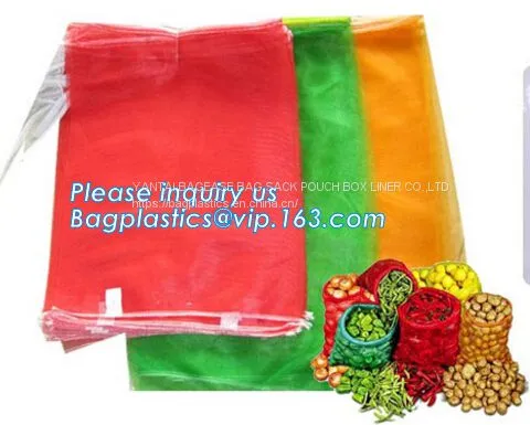 RASCHEL MESH BAG, LENO DRAWSTRING MESH NET BAG, NYLONG MESH, POLY TARPAULIN COVER, DUMPSTER LINERS photo-2