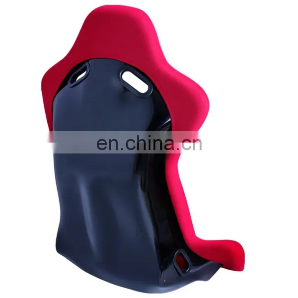 Red Knitted Fabric Bucket Seat for Universal Car Auto Parts Car Racing Fiberglass Seat photo-4