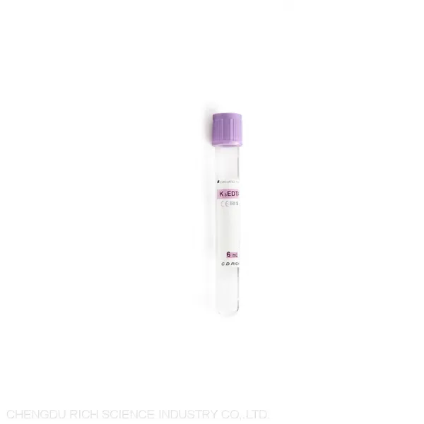 EDTA Tube Whole Blood Tubes Evacuated Blood Collection EDTA K2/ EDTA K3 Tubes, Test Tube for Blood Sample Colletion (CE) photo-2