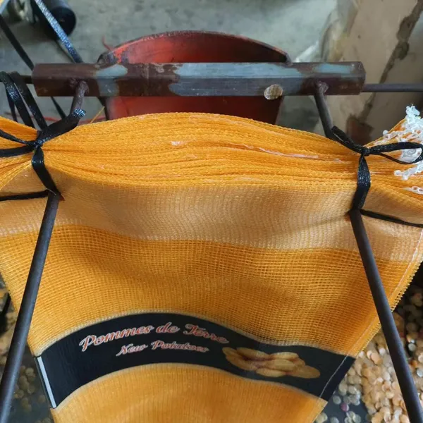 LAMINATED LENO MESH BAG TOP WITH HOLES,ONION MESH BAG WITT CUSTOMERS BRAND OR LABEL photo-2