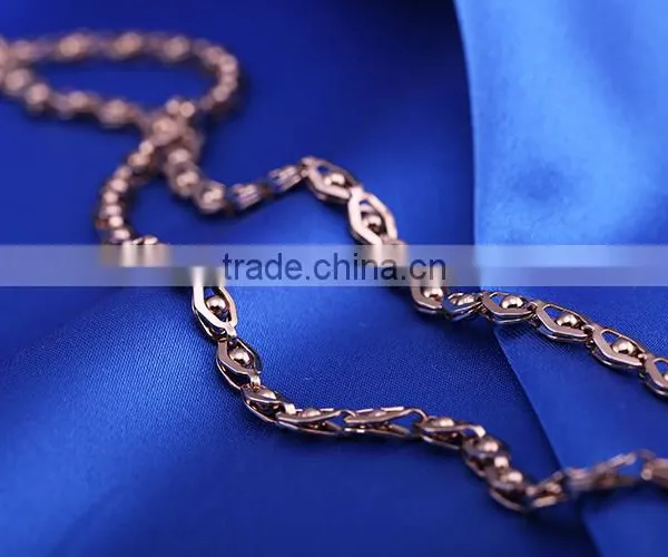 Luxuriant Coffee Gold Plated Link Chain Decorative Chain Necklace Jewelry Chain photo-5