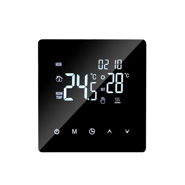 ODM CustomizableBlack Thermostat Temperature Controller for Electric Floor Heating With WiFi