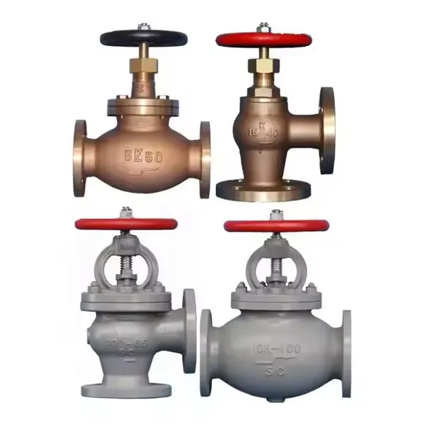 Marine Globe Valve JIS 5K 10K Cast Iron Cast Steel Flanged Manual Angle Type High Quality Industrial Use photo-6