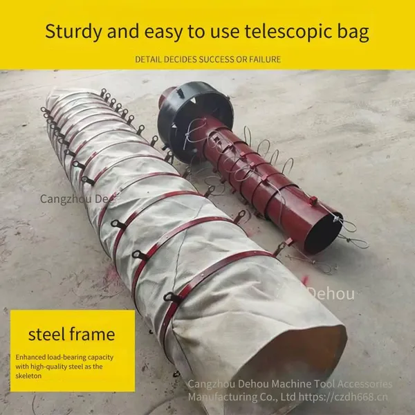 Polyester Telescopic Cement Cloth Bag for Discharge Port, Canvas Telescopic Bag for Bulk Loader photo-2