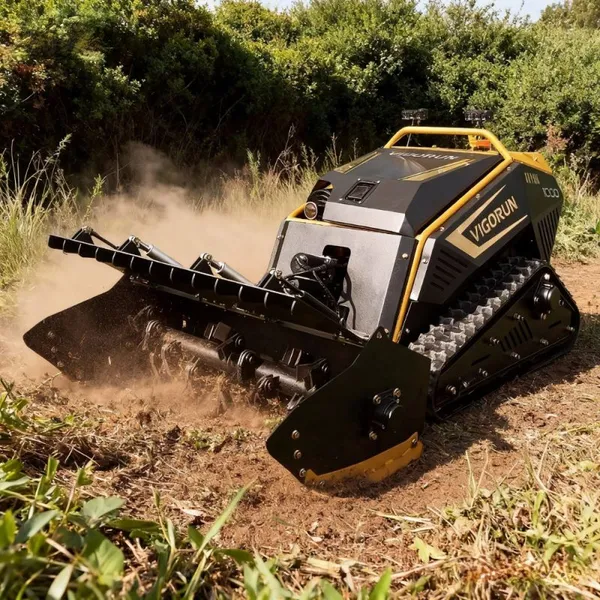 Track Mounted Agriculture 764CC Gasoline Powered One Button Start Sharp Mowing Blades Cordless Equipment Carrier