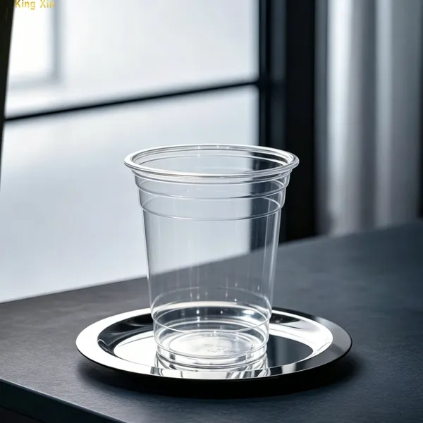 Custom Clear PET Plastic Beverage Juice Bottle 400ml With Lid Cap photo-2