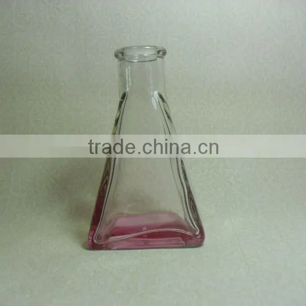 Glass Aromatherapy Diffuser Bottle Pink Colour photo-2