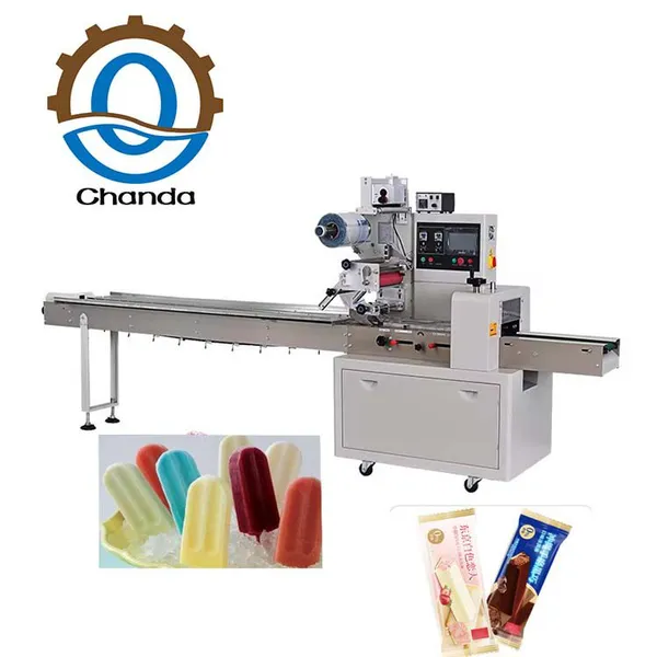 HMD-450 Commercial Ice Cream Bar Packaging Machine With Automatic Film Cutting and Heat Sealing for Food Processing photo-2