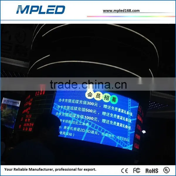 Asynchronous system control stage led billboard can be curved