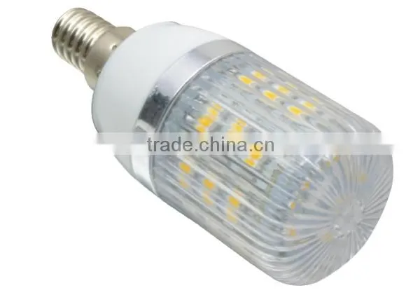 Plastic Housing 48pcs 3528 2.4W LED Corn Light