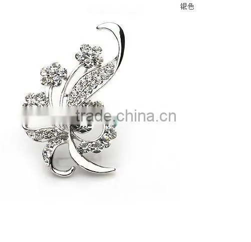 Noble Beauty Full Diamond Crystal High-grade Pin Brooch photo-2