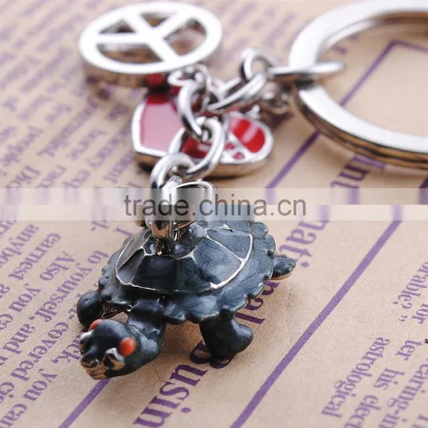 Manufacturer Wholesale Metal Keychain Turtle Keychain photo-3