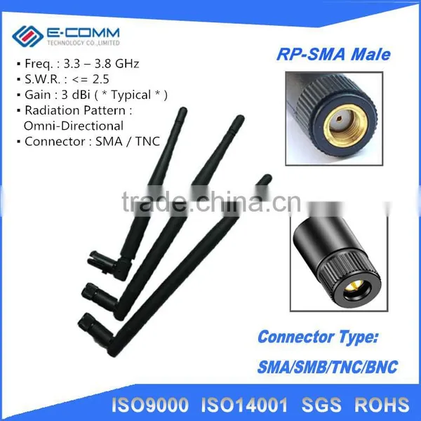 3.5GHz WiMAX Antenna 7dBi Indoor WiMAX Antenna With SMA Male Connector