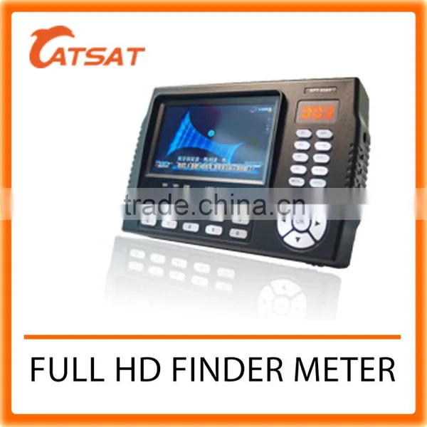 4.3Inch LCD Full HD Sat Finder Meter MPEG-2/MPEG-4 Signal & Video Play Support