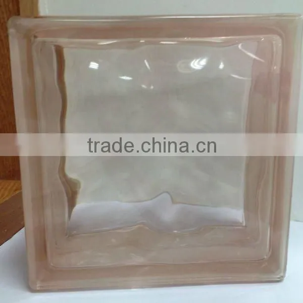 Pink Glass Block/colored Block for Decorative Wall
