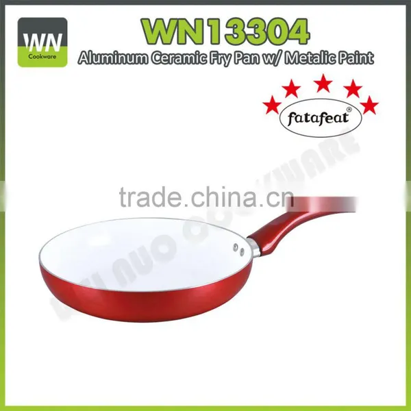 Non-stick Aluminum Deep Frying Pan Pots and Pans Ceramic Compartment Fry Pan With Painting Handle photo-6