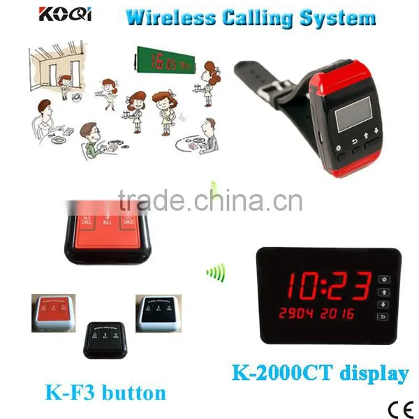 Wireless Waiter Calling System For Restaurant Hotel Good Supplier New Type Catering Equipment Wireless Call Button