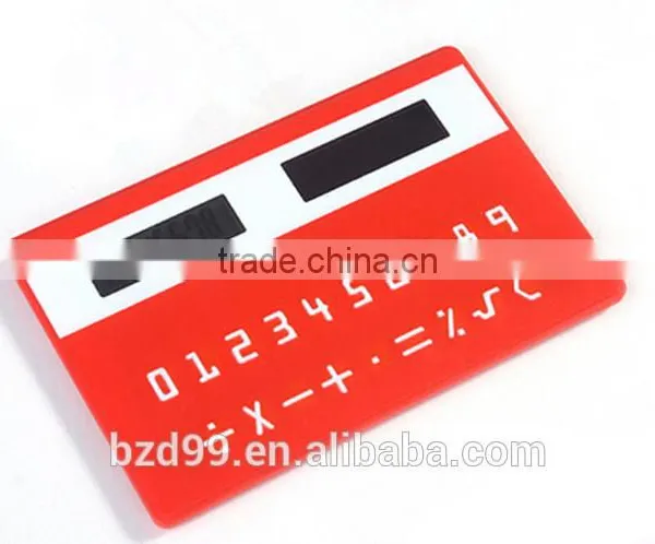 Promotional Gift Solar Power and Card Shape Mini Scientific Calculator / Electronic Gift Logo Custom Printed OEM Manufacturer photo-2