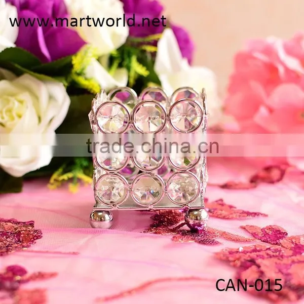 Silver Fashionable Wedding Candelabra, Candle Holders for Wedding Table Center Pieces,crystal Table Center Piece(CAN-015)