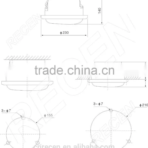 Longevity Ceiling Light RGF616 40/50W photo-3