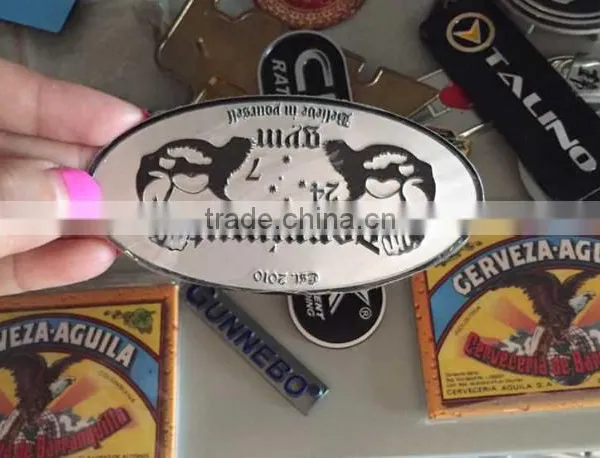 Custom Aluminum Sticker Metal Badge Nameplate Brushed Aluminium Badge photo-2