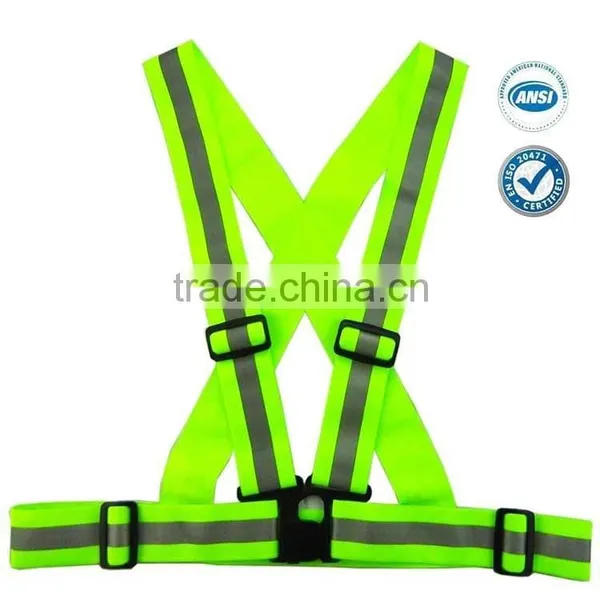 High Visibility Adjustable Elactic Safety Belt