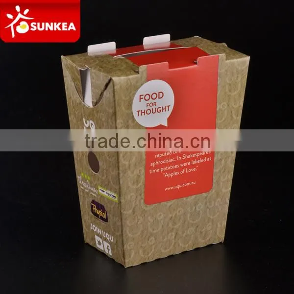 Square Printed Popcorn Buckets, Popcorn Paper Cups in China photo-3