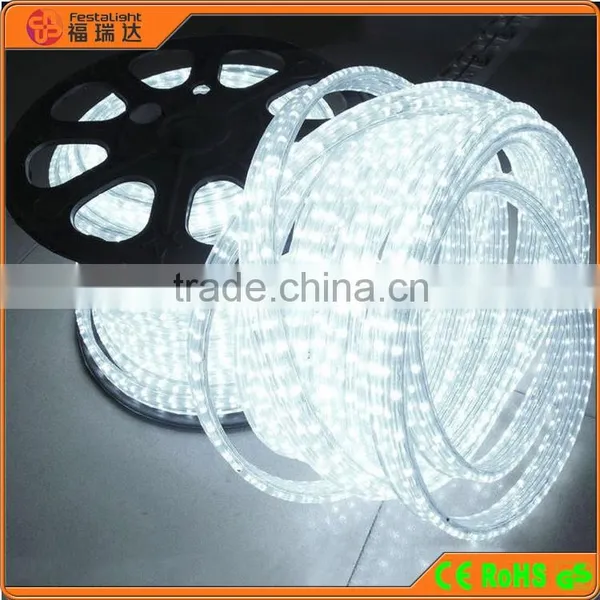 Round/flat 12V 110 220V Dimmable Decoration Smd Color Changing Led Rope Light With UL Quality Choice photo-2